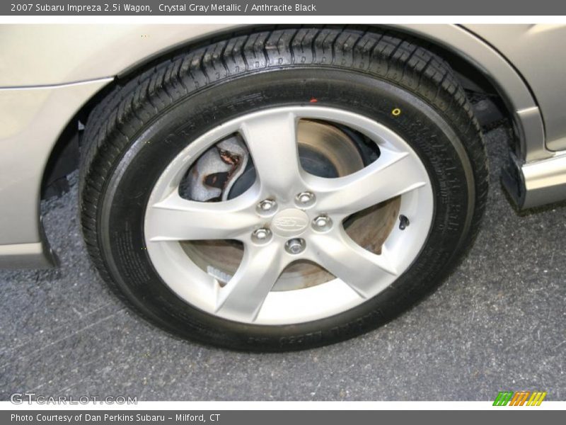 Crystal Gray Metallic / Anthracite Black 2007 Subaru Impreza 2.5i Wagon