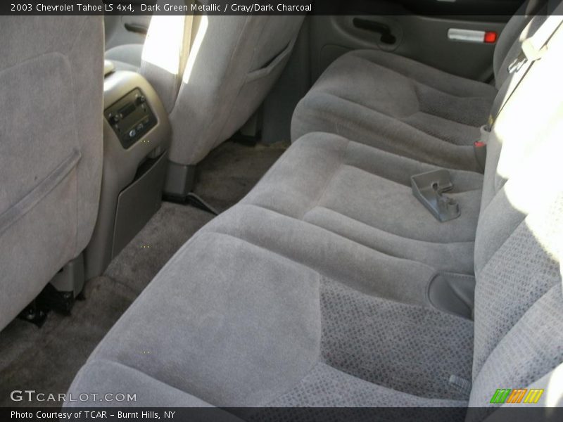 Dark Green Metallic / Gray/Dark Charcoal 2003 Chevrolet Tahoe LS 4x4