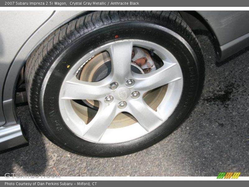 Crystal Gray Metallic / Anthracite Black 2007 Subaru Impreza 2.5i Wagon
