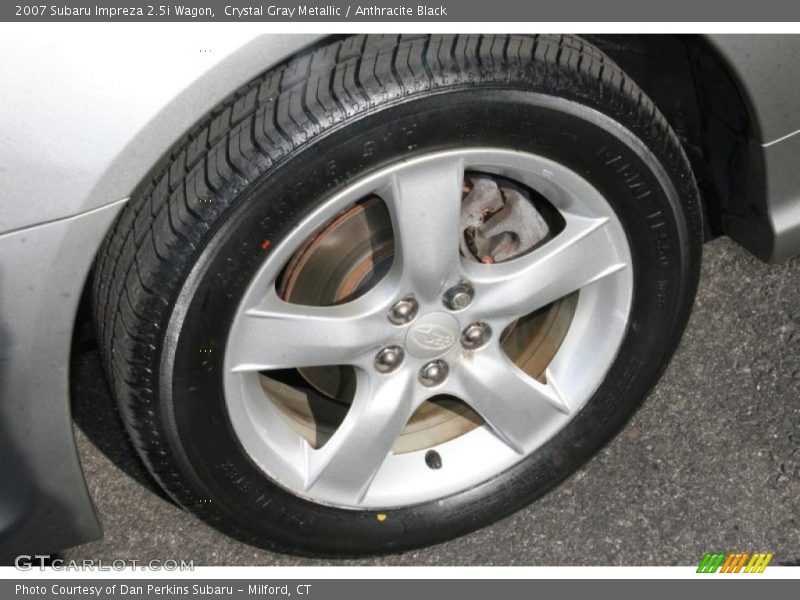 Crystal Gray Metallic / Anthracite Black 2007 Subaru Impreza 2.5i Wagon