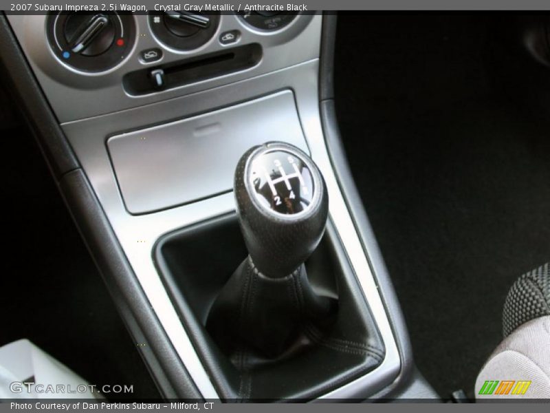 Crystal Gray Metallic / Anthracite Black 2007 Subaru Impreza 2.5i Wagon