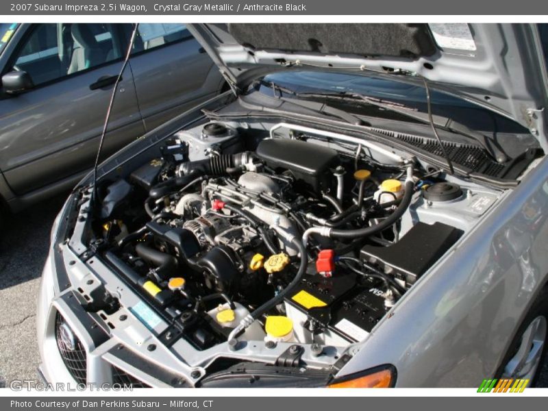 Crystal Gray Metallic / Anthracite Black 2007 Subaru Impreza 2.5i Wagon