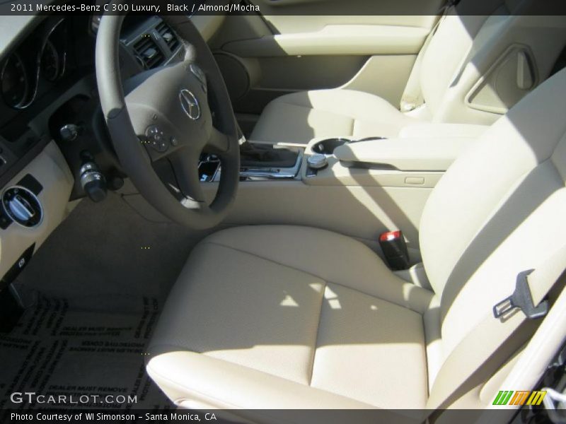 Black / Almond/Mocha 2011 Mercedes-Benz C 300 Luxury