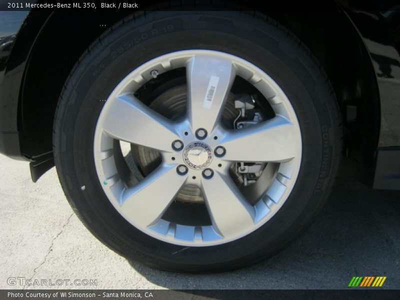 Black / Black 2011 Mercedes-Benz ML 350