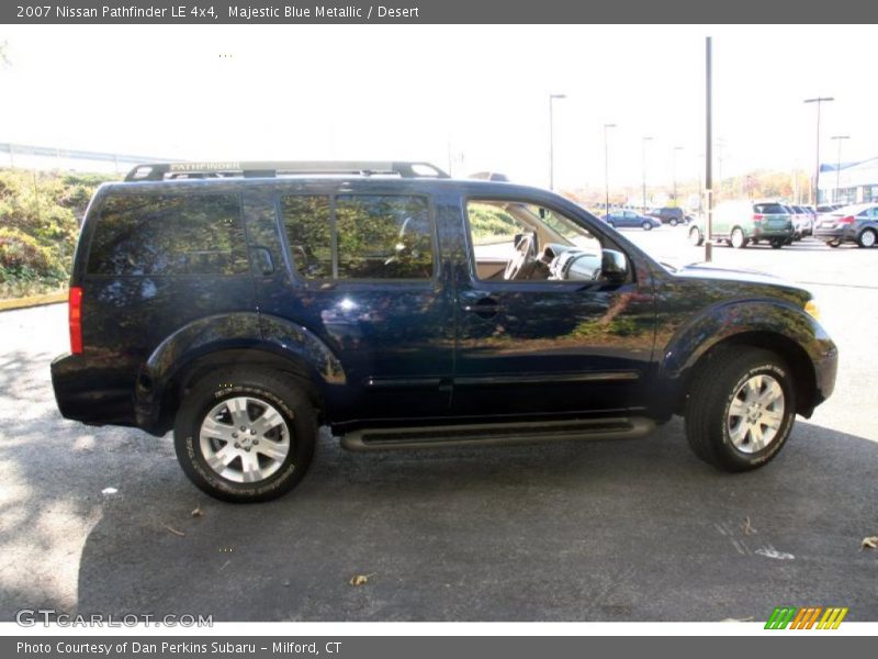 Majestic Blue Metallic / Desert 2007 Nissan Pathfinder LE 4x4