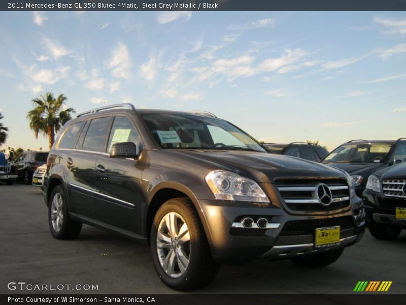 Steel Grey Metallic / Black 2011 Mercedes-Benz GL 350 Blutec 4Matic