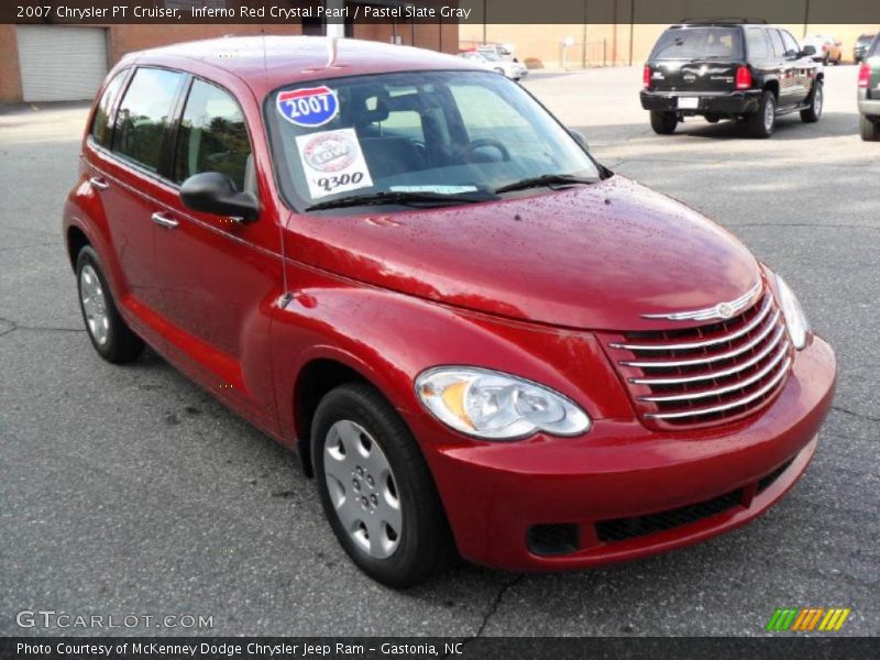 Inferno Red Crystal Pearl / Pastel Slate Gray 2007 Chrysler PT Cruiser