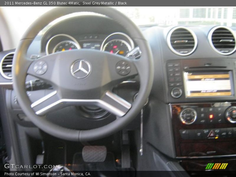 Steel Grey Metallic / Black 2011 Mercedes-Benz GL 350 Blutec 4Matic