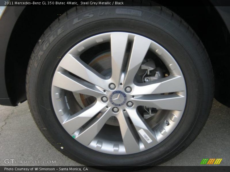Steel Grey Metallic / Black 2011 Mercedes-Benz GL 350 Blutec 4Matic