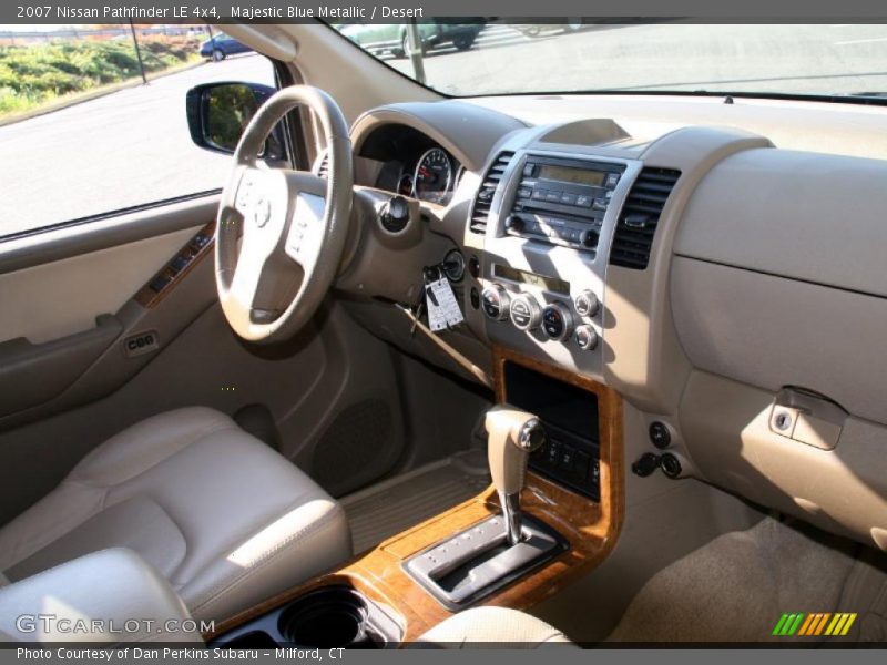 Majestic Blue Metallic / Desert 2007 Nissan Pathfinder LE 4x4