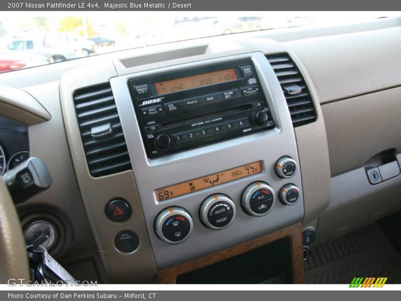 Majestic Blue Metallic / Desert 2007 Nissan Pathfinder LE 4x4