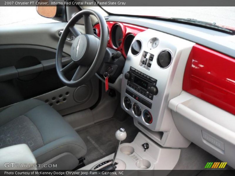 Inferno Red Crystal Pearl / Pastel Slate Gray 2007 Chrysler PT Cruiser