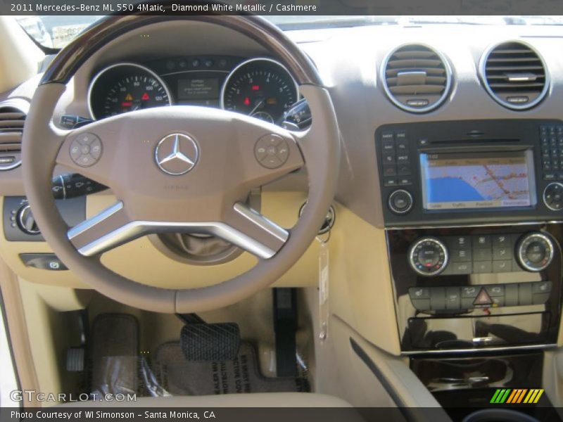  2011 ML 550 4Matic Cashmere Interior