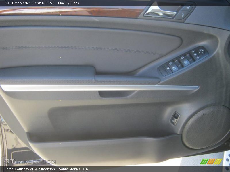 Black / Black 2011 Mercedes-Benz ML 350