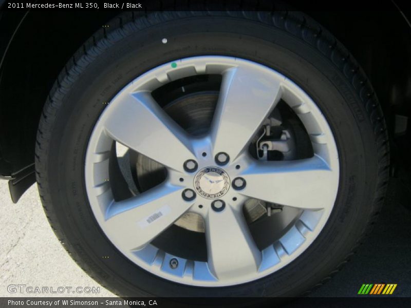 Black / Black 2011 Mercedes-Benz ML 350