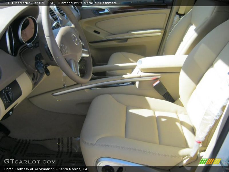 Diamond White Metallic / Cashmere 2011 Mercedes-Benz ML 350