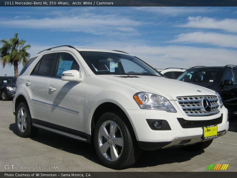 Arctic White / Cashmere 2011 Mercedes-Benz ML 350 4Matic