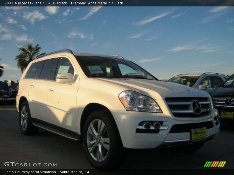 Diamond White Metallic / Black 2011 Mercedes-Benz GL 450 4Matic