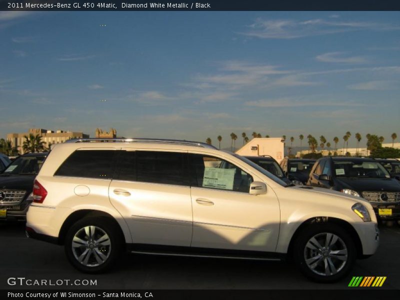 Diamond White Metallic / Black 2011 Mercedes-Benz GL 450 4Matic