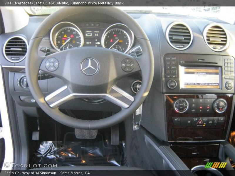 Diamond White Metallic / Black 2011 Mercedes-Benz GL 450 4Matic