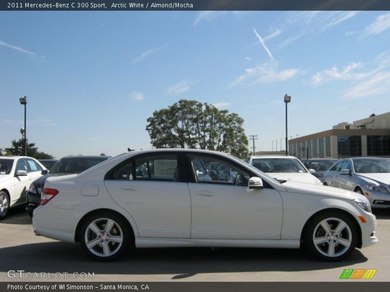 Arctic White / Almond/Mocha 2011 Mercedes-Benz C 300 Sport