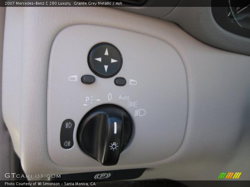 Granite Grey Metallic / Ash 2007 Mercedes-Benz C 280 Luxury
