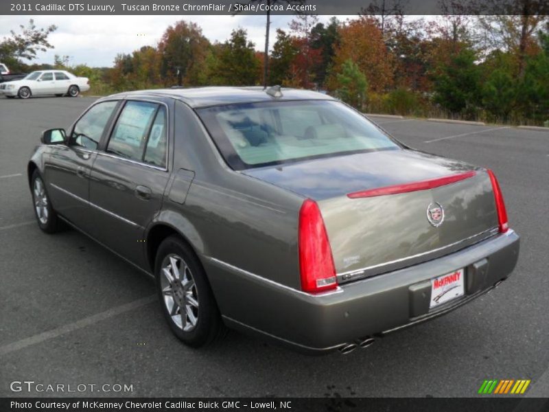 Tuscan Bronze ChromFlair / Shale/Cocoa Accents 2011 Cadillac DTS Luxury