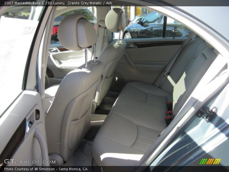 Granite Grey Metallic / Ash 2007 Mercedes-Benz C 280 Luxury