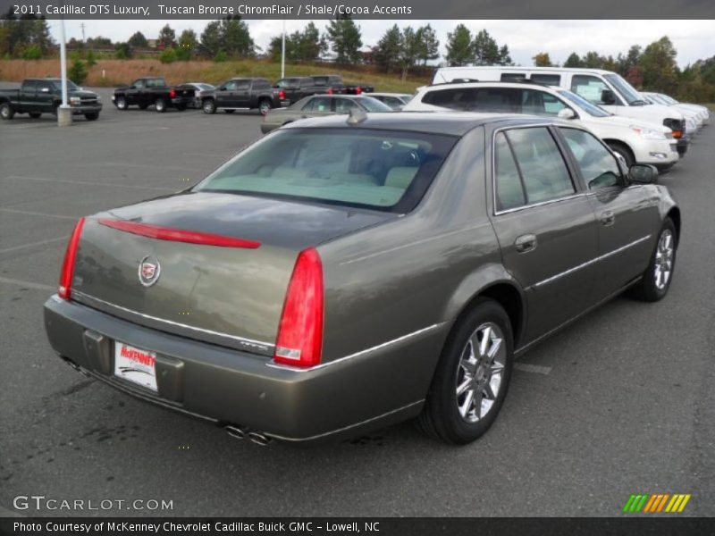 Tuscan Bronze ChromFlair / Shale/Cocoa Accents 2011 Cadillac DTS Luxury