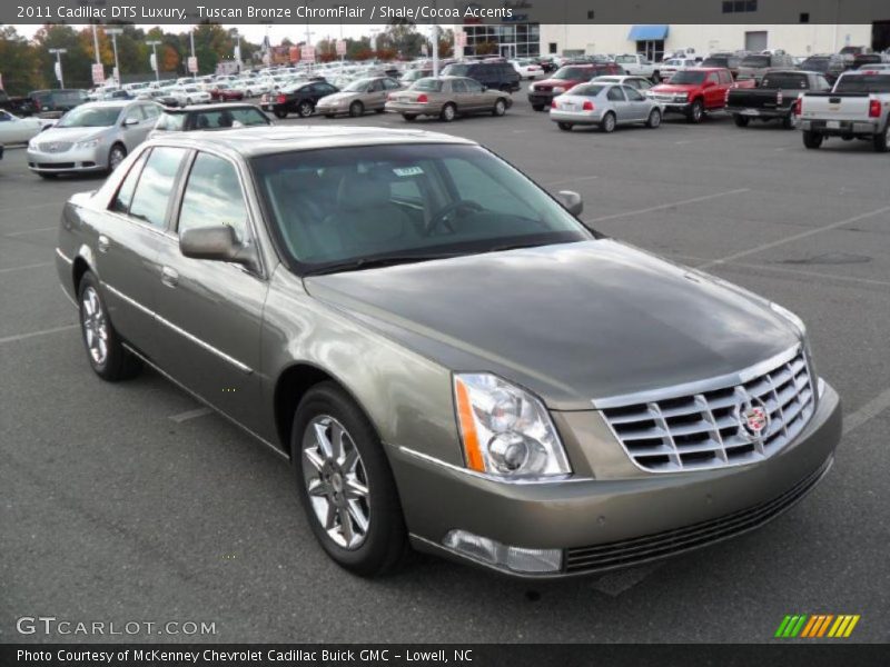 Tuscan Bronze ChromFlair / Shale/Cocoa Accents 2011 Cadillac DTS Luxury