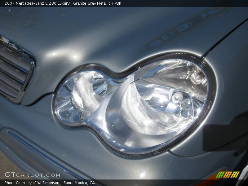 Granite Grey Metallic / Ash 2007 Mercedes-Benz C 280 Luxury