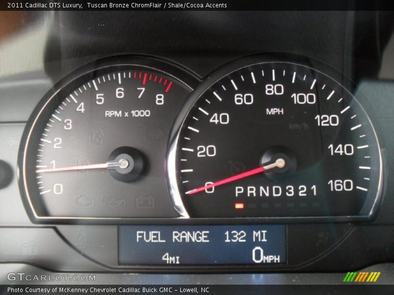 Tuscan Bronze ChromFlair / Shale/Cocoa Accents 2011 Cadillac DTS Luxury