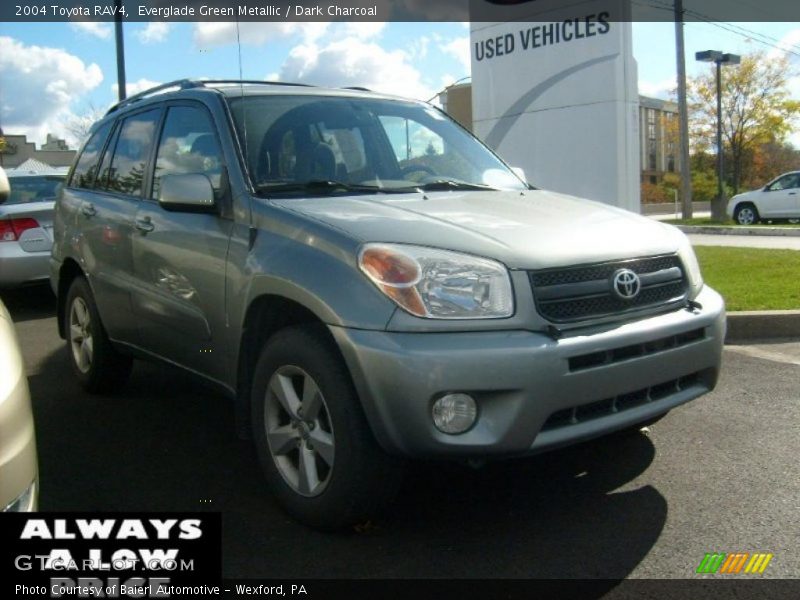 Everglade Green Metallic / Dark Charcoal 2004 Toyota RAV4