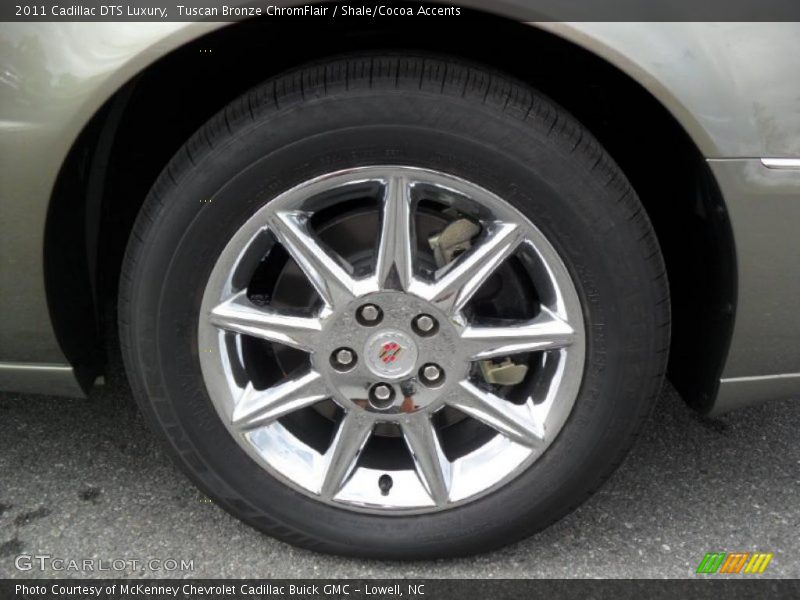 Tuscan Bronze ChromFlair / Shale/Cocoa Accents 2011 Cadillac DTS Luxury