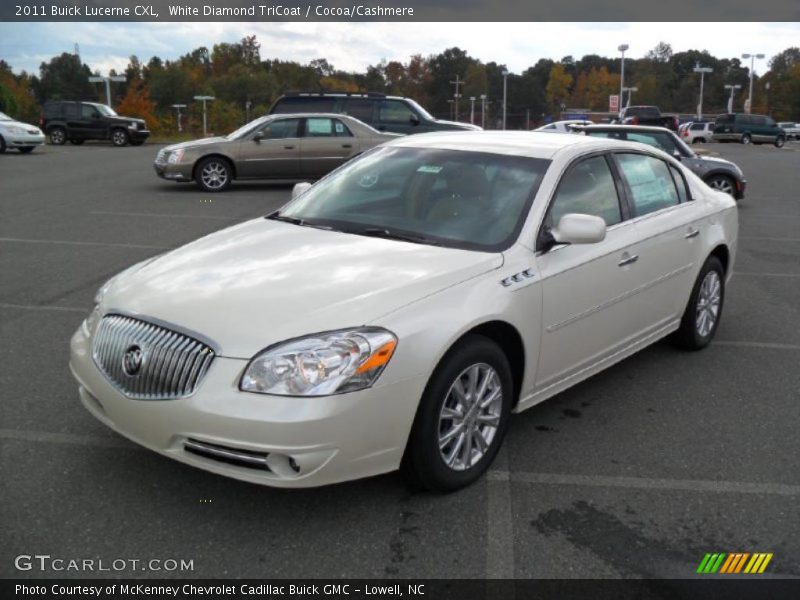 White Diamond TriCoat / Cocoa/Cashmere 2011 Buick Lucerne CXL