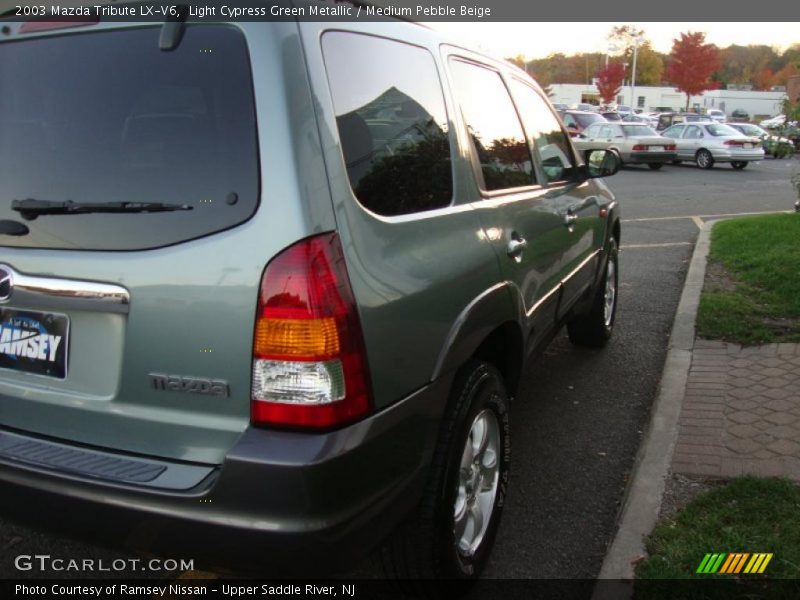 Light Cypress Green Metallic / Medium Pebble Beige 2003 Mazda Tribute LX-V6