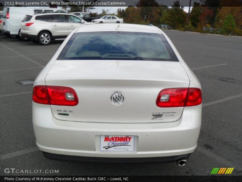 White Diamond TriCoat / Cocoa/Cashmere 2011 Buick Lucerne CXL
