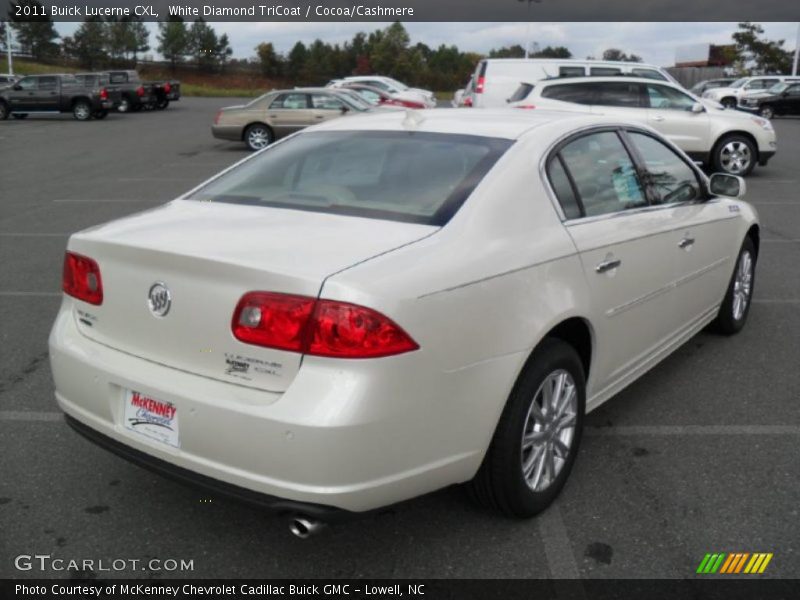 White Diamond TriCoat / Cocoa/Cashmere 2011 Buick Lucerne CXL