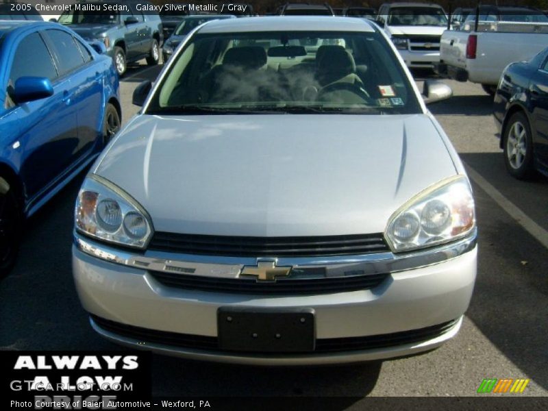 Galaxy Silver Metallic / Gray 2005 Chevrolet Malibu Sedan