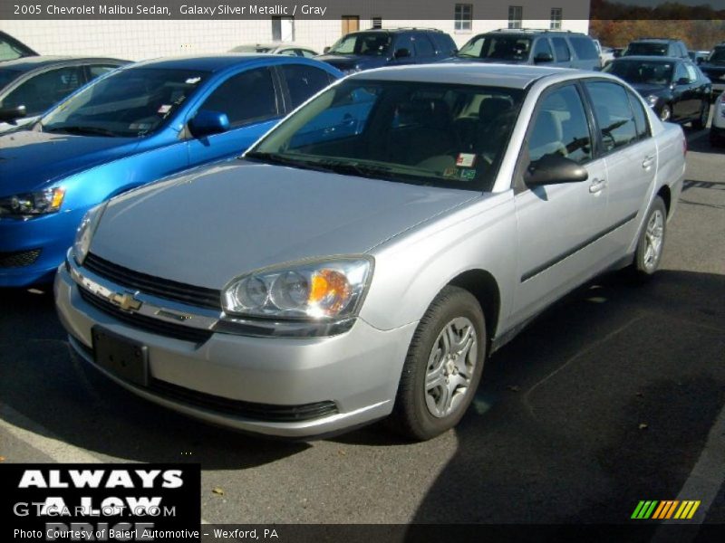 Galaxy Silver Metallic / Gray 2005 Chevrolet Malibu Sedan