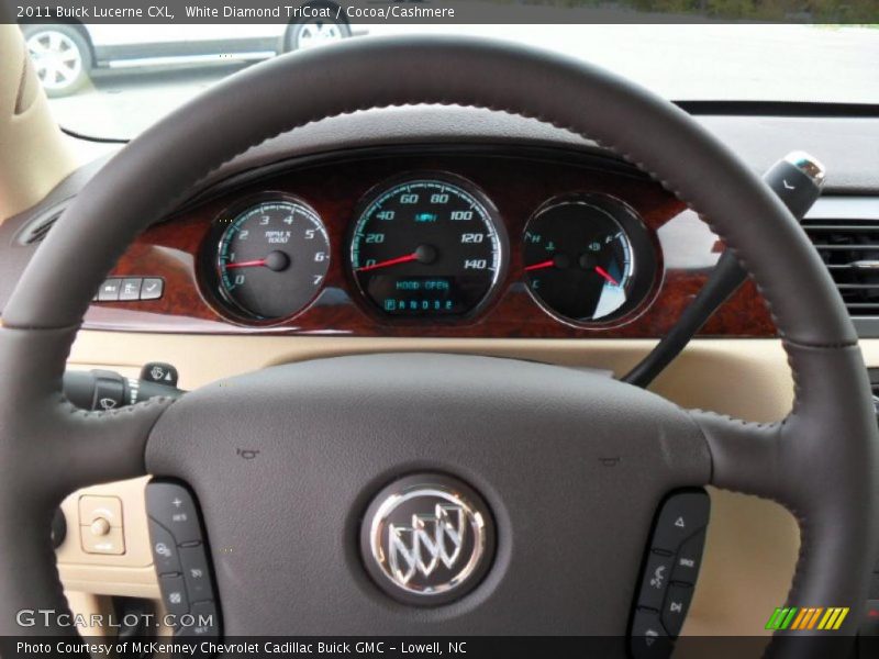 White Diamond TriCoat / Cocoa/Cashmere 2011 Buick Lucerne CXL