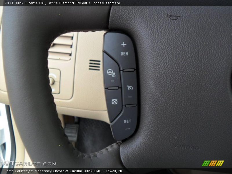 White Diamond TriCoat / Cocoa/Cashmere 2011 Buick Lucerne CXL