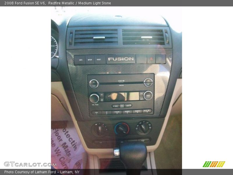 Redfire Metallic / Medium Light Stone 2008 Ford Fusion SE V6