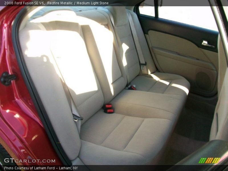 Redfire Metallic / Medium Light Stone 2008 Ford Fusion SE V6