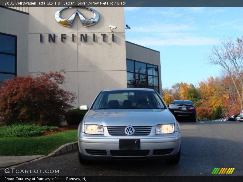 Silver Arrow Metallic / Black 2001 Volkswagen Jetta GLS 1.8T Sedan