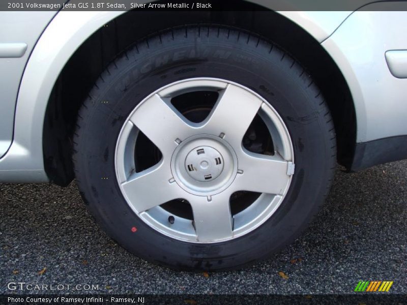 Silver Arrow Metallic / Black 2001 Volkswagen Jetta GLS 1.8T Sedan