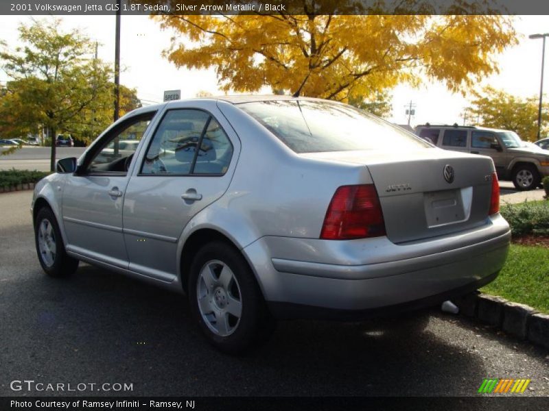 Silver Arrow Metallic / Black 2001 Volkswagen Jetta GLS 1.8T Sedan