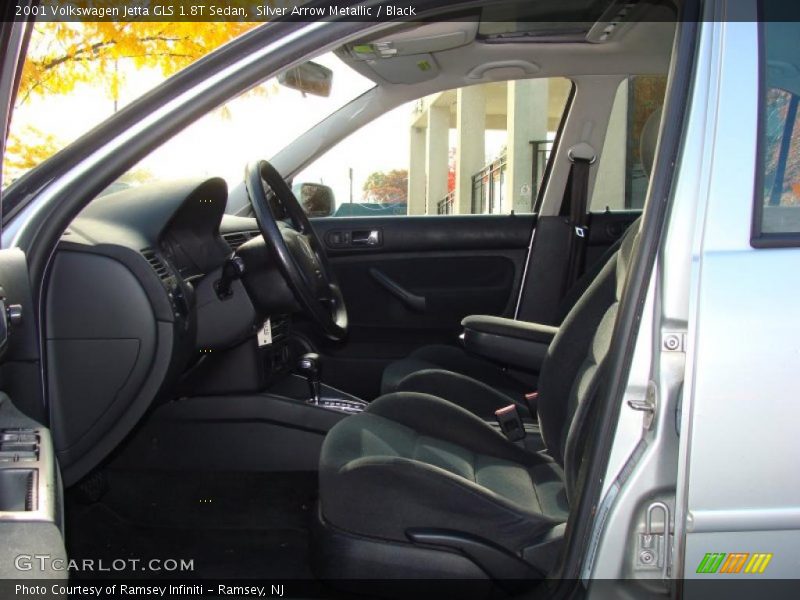 Silver Arrow Metallic / Black 2001 Volkswagen Jetta GLS 1.8T Sedan