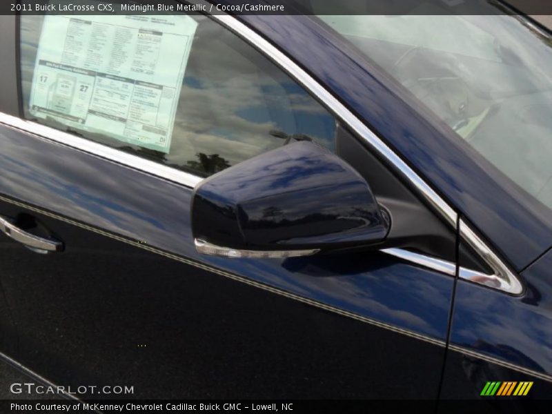 Midnight Blue Metallic / Cocoa/Cashmere 2011 Buick LaCrosse CXS