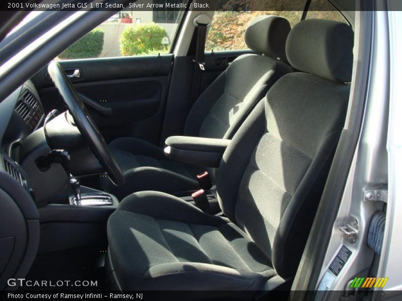 Silver Arrow Metallic / Black 2001 Volkswagen Jetta GLS 1.8T Sedan